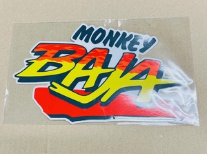  flat shape free shipping * out of print old car '91 Monkey BAJA/ Baja graphic sticker set ( tanker number plate side cover ) high quality 3M made in Japan 