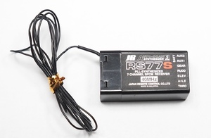 【ゆうパケット2cm】処分品/動作未確認 JR RS77S オートスキャンシンセサイザー 7ch FM40MHz受信機