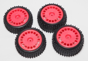 [ Yupack 60/ including in a package un- possible ]100 jpy start / liquidation goods Tamiya square studded snow tire & Large dish wheel for 1 vehicle,2695 jpy 