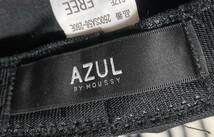 女性の紫外線対策にどうぞ!!ブラックカラーキャスケットキャップ♪[AZUL by moussy　アズールバイマウジーム]CAP帽子/フリーサイズ(56.5cm)_画像5