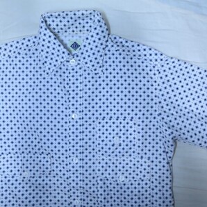 USA製 POST OVERALLS ポストオーバーオールズ ダイヤ柄 半袖 シャツ M