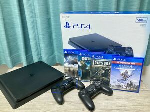 PS4 本体+ソフト4本セット CUH-2000A B01 500GB