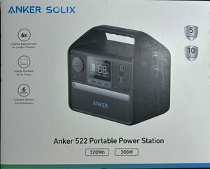 新品 Anker アンカー 522 Portable Power Station(Power House 320Wh) 