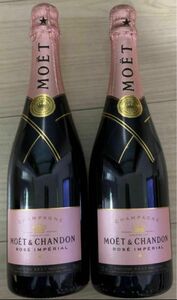 新品 モエ・エ・シャンドン MOET CHANDON ロゼ アンペリアル 750ml×2本セット