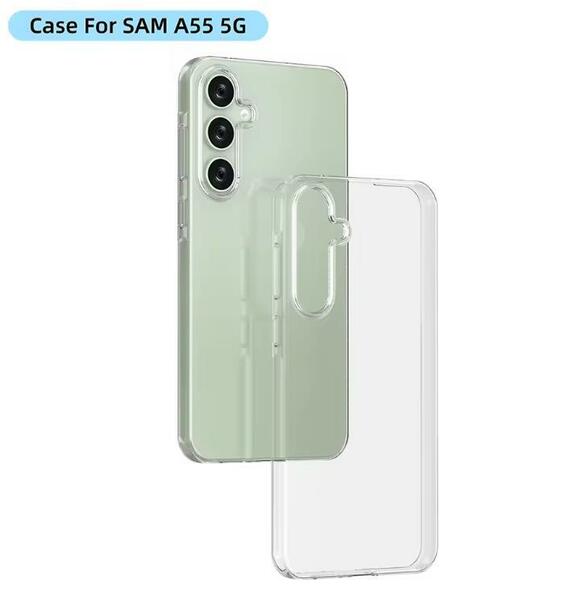 Galaxy A55 5G SC-53E クリア シリコン ケース カバー ギャラクシー a55 TPU ソフトケース 透明 スマホケース