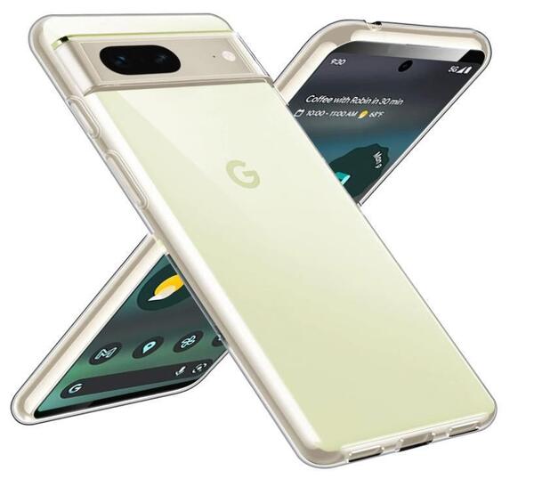 「ガラスフィルムセット」Google Pixel 7 クリア シリコン ケース ガラス 保護フィルム 2.5D ビックラウンドエッジ ケースフレンドリー