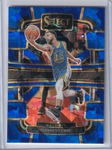 [Blue Cracked Ice] NBAカード 2023-24 Select Basketball Stephen Curry Concourse Level Blue Cracked Ice Warriors_画像1