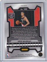 NBAカード 2023-24 Panini Prizm Basketball Kris Murray RC ルーキー Choice Blue-Yellow-Green Prizm Trail Blazers_画像2