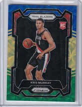 NBAカード 2023-24 Panini Prizm Basketball Kris Murray RC ルーキー Choice Blue-Yellow-Green Prizm Trail Blazers_画像1