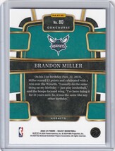 [ブランドン・ミラー] NBAカード 3枚 2023-24 Select Basketball Brandon Miller all RC ルーキー Hornets_画像6