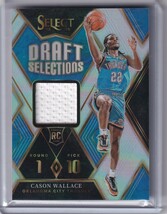 NBAカード 2023-24 Select Basketball Cason Wallace RC Patch Draft Selections Oklahoma City Thunder ルーキー_画像1