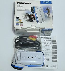 0 Panasonic HX-WA3-A digital Movie camera blue waterproof enduring low temperature dustproof 1 jpy ~