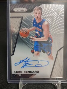 luke kennard 2017-18 Panini Prizm basketball nba カード　auto 直筆サインカード