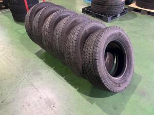 Y21-4-5 ☆265/70R19.5 2021年　中古6本♪13-12㎜ ZEN903ZW ヨコハマ スタッドレス　k270 