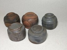 備前焼 1 ぐい呑　作家品　酒杯　酒器　ぐい呑み　まとめて　古民家整理品_画像7