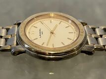 腕時計 ランセル LANCEL メンズ 6031-G10584 シルバー×ゴールド 金色 quartz クオーツ_画像6
