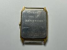 SEIKO セイコー 腕時計 ゴールドカラー 金色 文字盤金 5P31-5330 1990年製 3針クオーツ アンティーク レトロ 希少品 中古品 現状品_画像2
