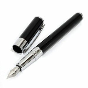  Dupont S.T. DUPONT 260203 D initial fountain pen (M) black | chrome new goods 