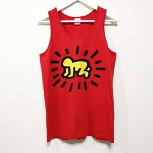  prompt decision S 90s Keith . ring Keith Haring tank top vintage T-shirt USA made 