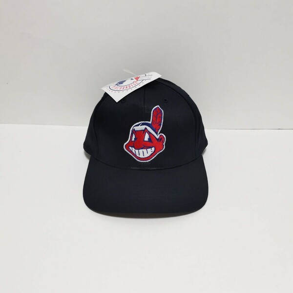 即決 90s Indians インディアンス CAP ワフー酋長 キャップ VINTAGE MLB