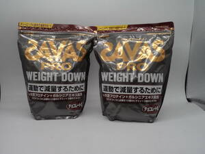 B0285 未開封 健康食品 ザバス プロ ウエイト ダウン 870g×2袋 チョコレート風味 SAVAS PRO WEIGHT DOWN