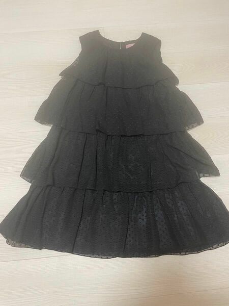 女の子　160 黒色ワンピース、ドレス