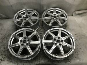 TOPRON トップラン 17インチ アルミホイール 17×7J ET 45 PCD 114.3 5H 中古 プリウスα アルファード ハリアー スカイライン 等