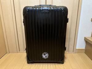 *RIMOWA Rimowa топаз Stealth 920.52 2 колесо 32L снят с производства Германия производства хорошая вещь *