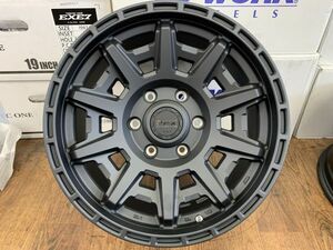 §新品 PPX D10X 17X8J+20 139.7-6H ホイールのみ4本 ハイラックス タコマ ハイラックス サーフ FJクルーザー マットダークガンメタリック