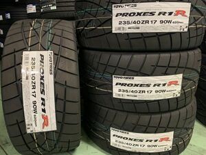 【即納OK】4本 新品 2024年製TOYO PROXES R1R 日本製 235/40ZR17 90W(235/40-17)トーヨー プロクセス サーキット/ドリフト/ジムナーナ等