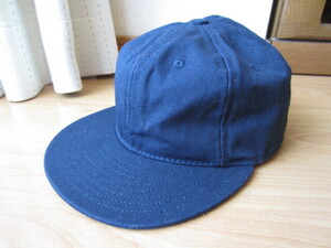 美品【ebbets field】エベッツフィールドフランネルズ/SIZE8/COTTON/NAVY色 無地/USA製