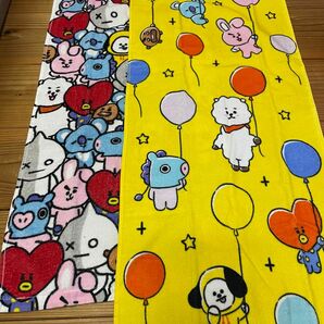 bt21 フェイスタオル　2枚セット