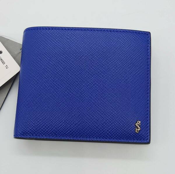 新品 定価5.2万 SERAPIAN セラピアン Billfold 4cc and coin evolution BLUETTE レザー 二つ折り財布 ビツフォード ウォレット TS