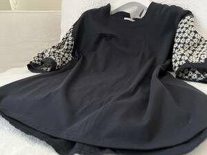  новый товар 9.790 иен SENNSOUNICO SAMPLE[senso Uni ko] туника блуза 9~11 вышивка 