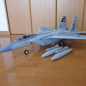 ☆ FMS F-15 EAGLE 64mm EFD 完成未飛行機体 美品 引き取り手渡し限定 ☆の画像1