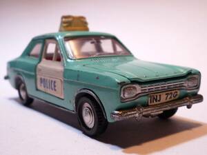 40912 DINKY TOYS/ Dinky MECCANO #270 FORD ESCORT Ford e skirt POLICE Britain made Vintage 