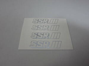 SSR　横55㎜×縦13.5 鏡面ステッカー
