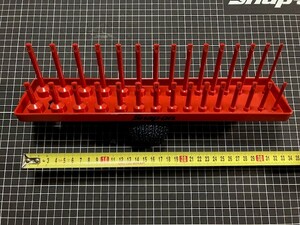 snap‐on スナップオン ソケットトレイ KA38METRD レッド ３/８ (9，5㎜)用