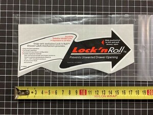 snap-on Snap-on [ sticker ] lock n roll ultra rare 