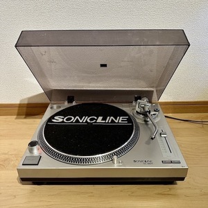 SONICLINE ソニックライン SL-BDT ターンテーブル レコードプレイヤー 音楽 楽器 器材 音響 通電確認済み