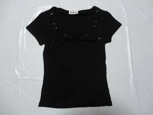  free shipping * Private Label Private Label short sleeves T-shirt black M* cut and sewn * prompt decision price ( bid = successful bid ).!!