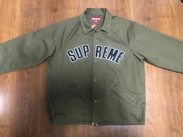 Supreme ARC Denim Coaches Jacket Olive 