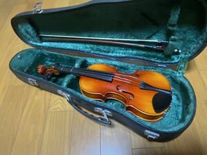 SUZUKI скрипка 1/10 размер жесткий чехол имеется прекрасный товар 4167-08-1