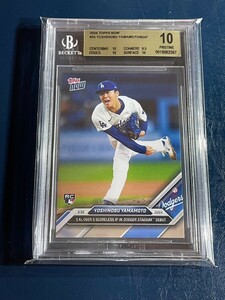 BGS10 ゴールドラベル Topps 山本由伸 ドジャース