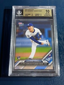 BGS10 ゴールドラベル Topps 山本由伸 ドジャース 4