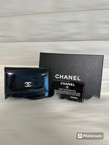 CHANEL シャネル ココマーク エナメル 折り財布