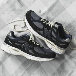 27 kith new balance m990 ki3 990 v3 jj4 wt6 bb4 bb5 bk6 gl6 v4 v5 v6 992 993 сотрудничество спортивные туфли 27cm