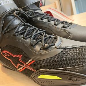 未使用 アルパインスターズ 26.5 通気性 ライディングシューズ alpinestars FASTER-3 RIDEKNIT SHOE バイク 夏 靴の画像5