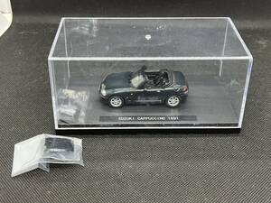 ミニカー　エブロ　EBBRO Oldies　SUZUKI CAPPUCCINO　スズキ　カプチーノ　1991　グリーン　緑　1/43