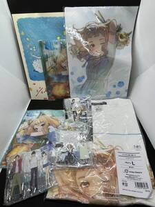  anime movie joze... fish .. goods set sale pamphlet T-shirt axe ta key holder clear file Mini towel 